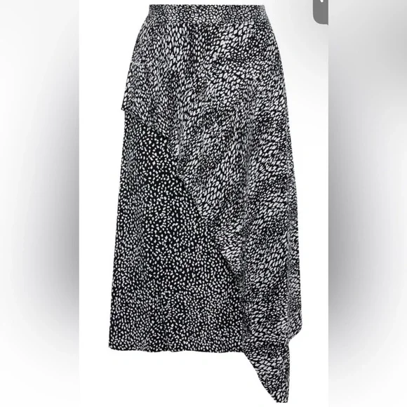 ALICE + OLIVIA Danita Double Layer A-Line Skirt - Size 2 - MSRP $440 - NWT - Picture 6 of 12